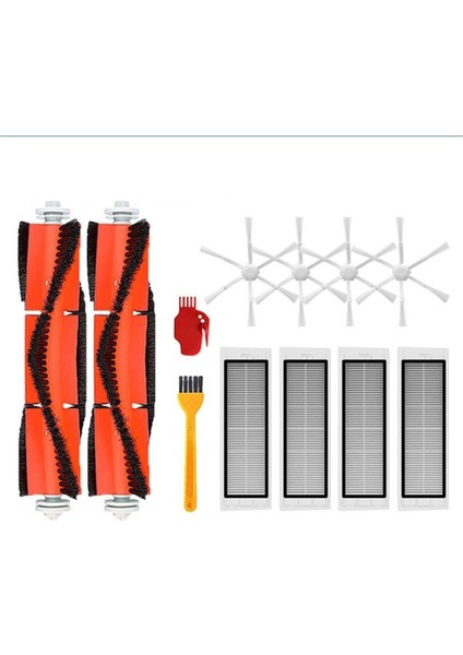 Xiaomi Mi Robot Vakum Paspas 2 STYTJ03ZHM Filtre H Mijia Robot Elektrikli Süpürge Aksesuarları Ana Yan Fırça Yedek Parçaları (Yurt Dışından)