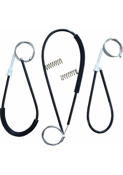 Audi A8 2002-2009 Ön Sağ Kapı Cam Kriko Tel Halat 4E0837462 Tamir Seti CJKTX468