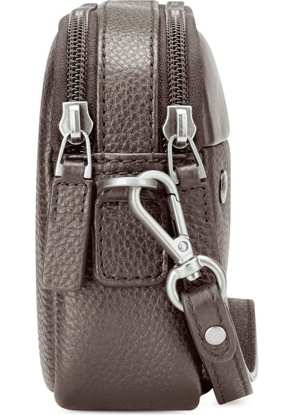 Erkek El Çantası 41242244 Roncato Pochette 2 Comp. Alaska Mogano