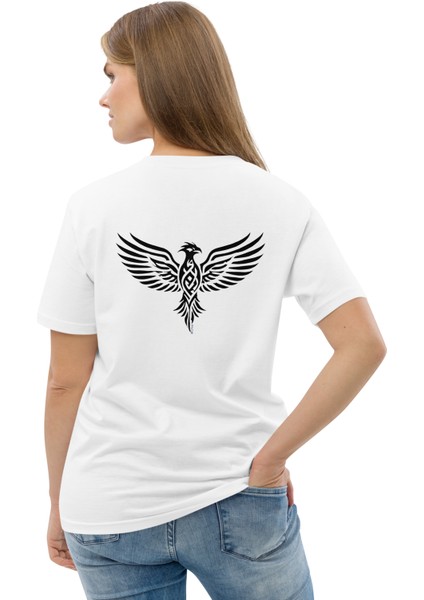 Tribal - Anka Tasarımlı Unisex T-Shirt fırsatları