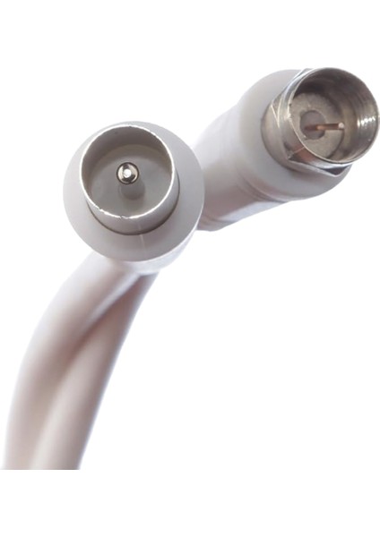 F>75 Ohm Erkek Ara Kablo 5mt