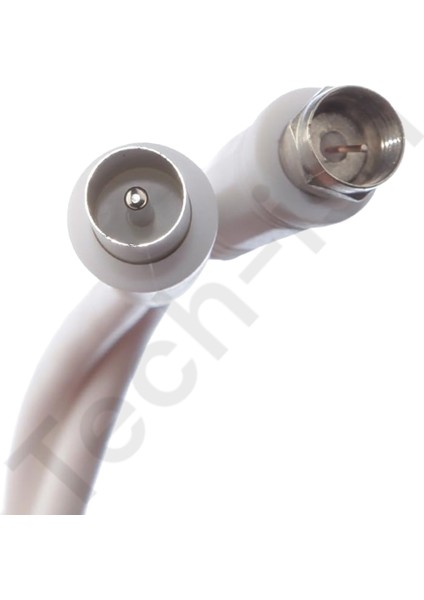 F>75 Ohm Erkek Ara Kablo 5mt
