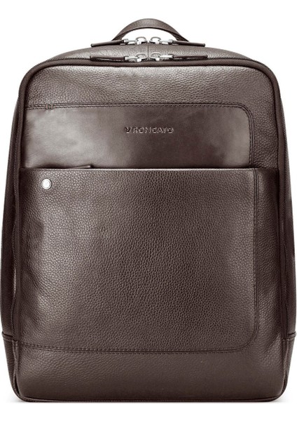 Erkek Sırt Çantası 41242744 Roncato Work Backpack Alaska 15.6" Laptop Mogano