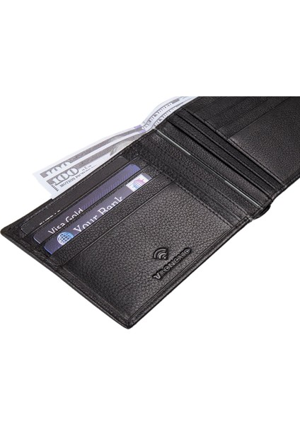 Erkek Cüzdan & Kartlık 41263201 Roncato Men's Wallet Boston Wallet Nero