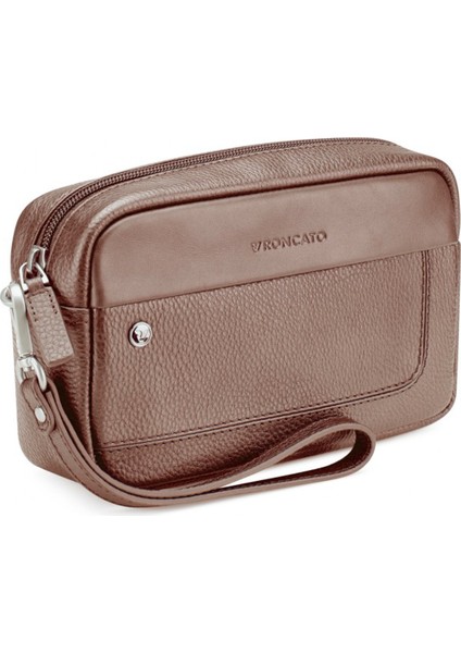 Erkek El Çantası 41242144 Roncato Pochette 1 Comp. Alaska Mogano