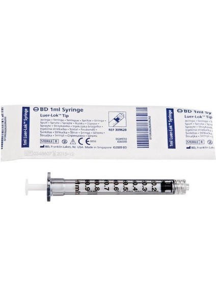 Luer Lock Enjektör 1 cc - 100 Adetlik Paket