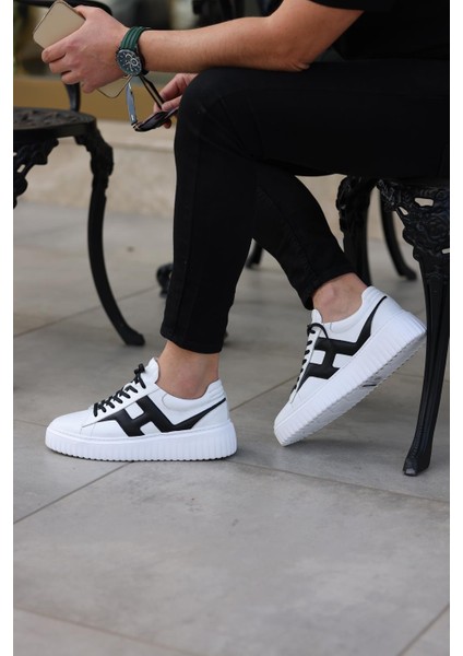- Beyaz Deri Sneakers Erkek Ayakkabı indirimleri