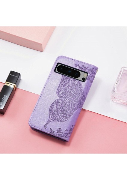 Google Pixel 8 Pro Çok Renkli Kanat Cüzdan Iş Kelebek Için Kılıf (Yurt Dışından) modelleri