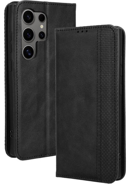 Samsung Galaxy S24 Ultra 5g Manyetik Kapatma Cüzdan Pu Deri Kılıf (Yurt Dışından)