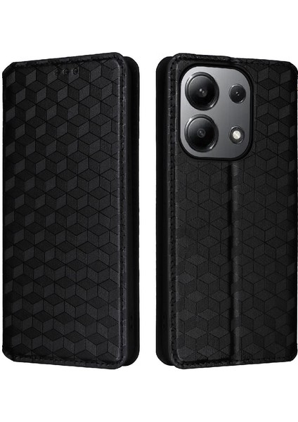 Xiaomi Redmi Için Not 13 4g Manyetik Kapatma Pu Deri Cüzdan Kart (Yurt Dışından)