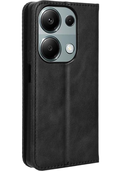 Xiaomi Redmi Not Için Kılıf 13 Pro 4g Cüzdan Manyetik Kapatma Pu Deri (Yurt Dışından)