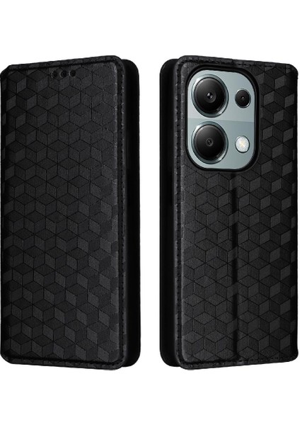 Xiaomi Redmi Için Not 13 Pro 4g Cüzdan Manyetik Kapatma 3D Desen (Yurt Dışından)