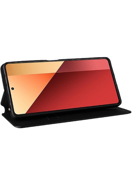 Xiaomi Redmi Için Not 13 Pro 4g Cüzdan Manyetik Kapatma 3D Desen (Yurt Dışından)