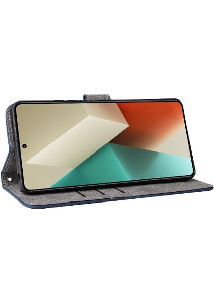 Xiaomi Redmi Için Not 13 Pro 5g Rfıd Engelleme Flip Folio Cüzdan Pu (Yurt Dışından)