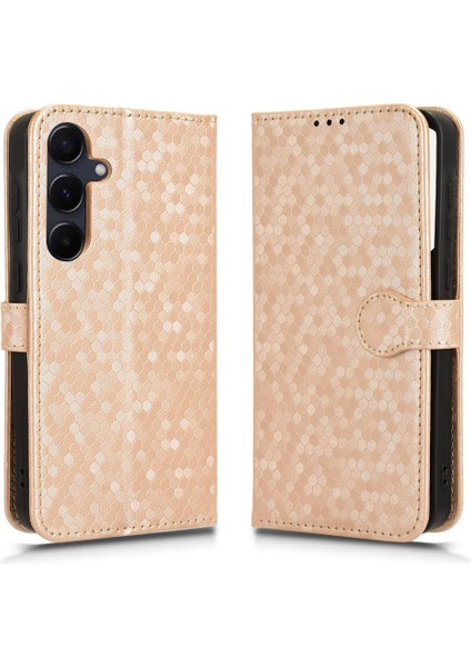 Samsung Galaxy Case 5g Geometrik Desen Manyetik Toka Deri (Yurt Dışından)