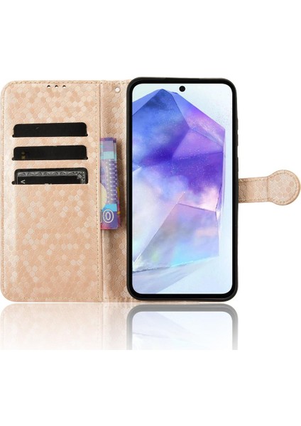 Samsung Galaxy Case 5g Geometrik Desen Manyetik Toka Deri (Yurt Dışından) indirimleri