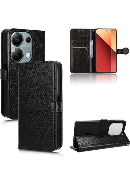 Xiaomi Redmi Için Not 13 Pro 4g Geometrik Desen Deri Cüzdan (Yurt Dışından)