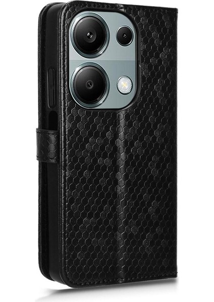 Xiaomi Redmi Için Not 13 Pro 4g Geometrik Desen Deri Cüzdan (Yurt Dışından)
