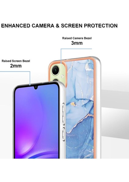 Samsung Galaxy A05 Tampon Darbeye Silikon Mermer Tpu ile Uyumlu (Yurt Dışından) fırsatları