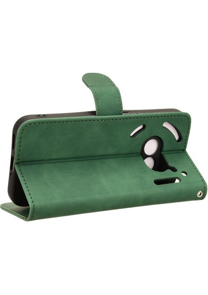 Nothing Telefon 2A Tam Koruma Deri Folio Flip Case ile (Yurt Dışından)