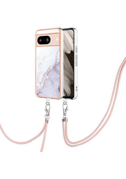 Google Piksel 8 Anti-Scratch Yumuşak Tampon Crossbody Kordon Askısı Için Kılıf (Yurt Dışından)