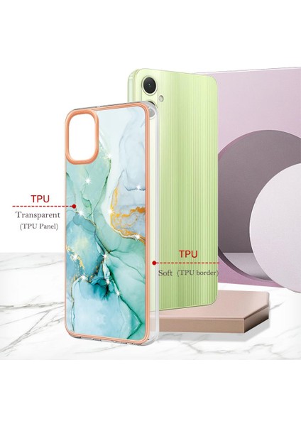 Samsung Galaxy A05 Yumuşak Tampon Ince Tpu Mermer Desen Koruma (Yurt Dışından) fırsatları