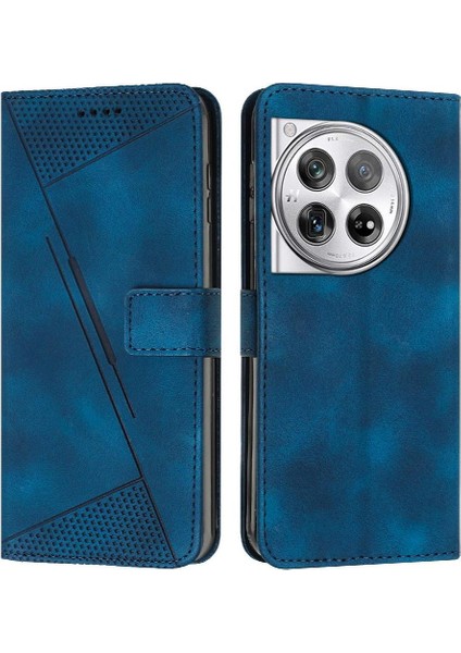 Oneplus 12 Için Kılıf 5g Kart Ekleme Pu Deri Yan Toka Tam Flip (Yurt Dışından)