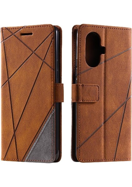 Realme 10 Pro Artı Kart Tutucu Için Kılıf Kickstand Cüzdan Flip Folio Pu (Yurt Dışından)