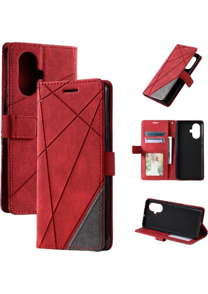 Realme 10 Pro Artı Kart Tutucu Için Kılıf Kickstand Cüzdan Flip Folio Pu (Yurt Dışından)