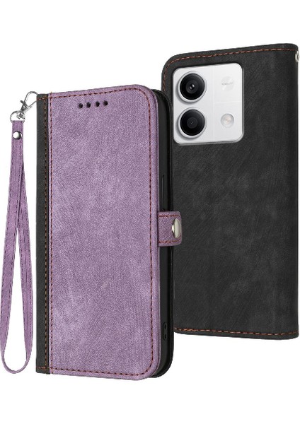Xiaomi Redmi Not 13 Için Kılıf 4g Flip Folio Kitap Pu Deri Manyetik ile (Yurt Dışından)