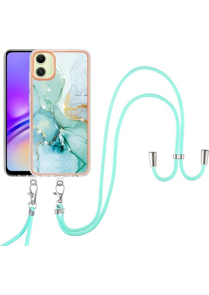 Samsung Galaxy A05 Mermer Anti-Scratch Yumuşak Crossbody Kordon Için Kılıf (Yurt Dışından)