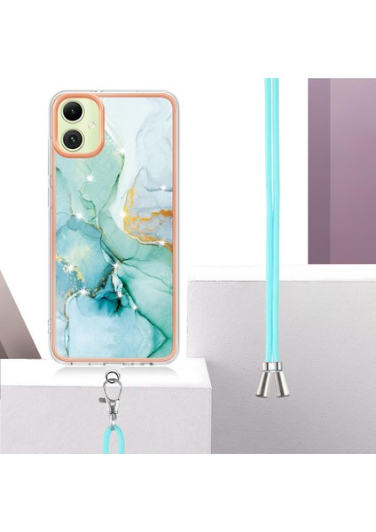 Samsung Galaxy A05 Mermer Anti-Scratch Yumuşak Crossbody Kordon Için Kılıf (Yurt Dışından) modelleri