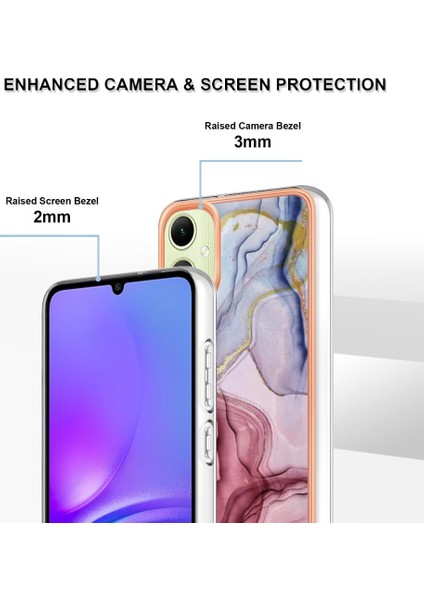 Samsung Galaxy A05 Tampon Darbeye Silikon Mermer Tpu ile Uyumlu (Yurt Dışından) indirimleri