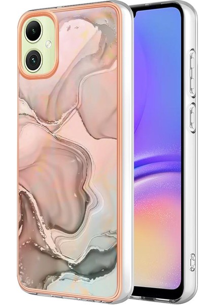 Samsung Galaxy A05 Tampon Darbeye Silikon Mermer Tpu ile Uyumlu (Yurt Dışından)