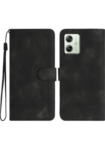 Motorola Moto G54 5g Kılıf Dahili Mıknatıs Kapak Cüzdan Pu ile Uyumlu (Yurt Dışından)