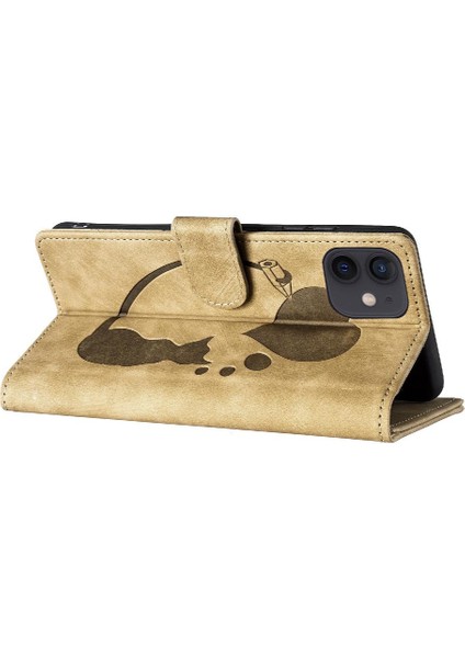 IPhone 11 Için Kılıf Flip Folio Kabartmalı Sevimli Kedi Tutucu Kapak Kart Durumda (Yurt Dışından) indirimleri