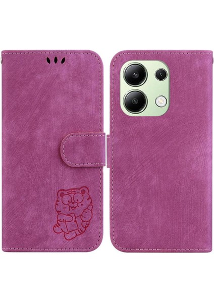 Xiaomi Redmi Için Not 13 4g Kabartmalı Sevimli Kaplan Kartı Cep Tutucu (Yurt Dışından)