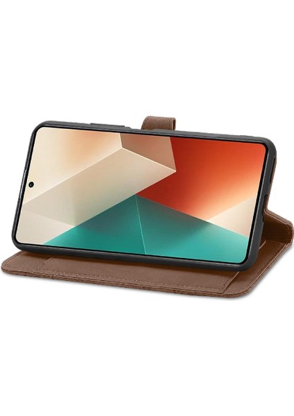 Xiaomi Redmi Not 13 4g Flip Fermuar Tarzı Cüzdan Çok Renkli Yuvası (Yurt Dışından)