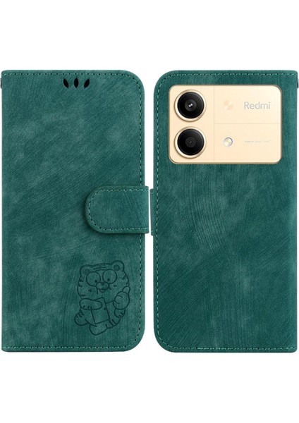 Xiaomi Redmi Için Not 13 Pro 5g Kart Cep Cüzdan Kılıf Kabartmalı Sevimli (Yurt Dışından)
