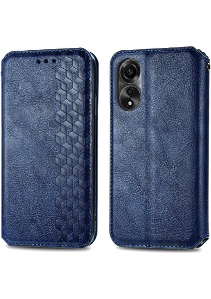 Oppo A78 4g Cüzdan Fonksiyonu Için Kılıf Deri Kılıf Zarif Iş Çevirme (Yurt Dışından)