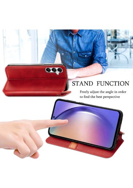 Samsung Galaxy Case 5g Flip Kapak Moda Tasarım Cüzdan Fonksiyonu (Yurt Dışından) fırsatları
