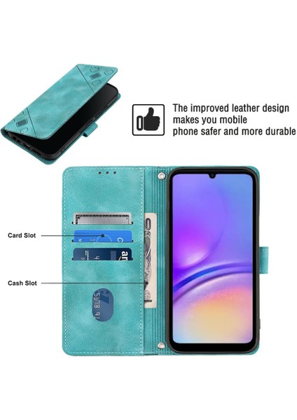 Samsung Galaxy A05 Için Kılıf Kart Tutucu Manyetik Deri Cüzdan Kapak Çevirin (Yurt Dışından) fırsatları