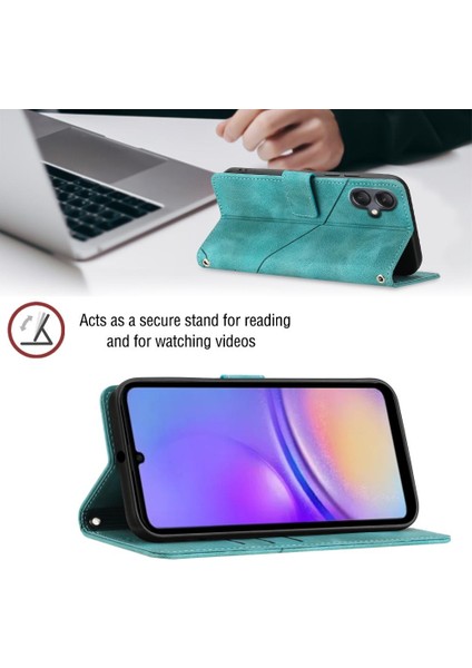 Samsung Galaxy A05 Için Kılıf Kart Tutucu Manyetik Deri Cüzdan Kapak Çevirin (Yurt Dışından) indirimleri