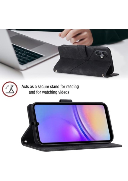 Samsung Galaxy A05 Için Kılıf Kart Tutucu Manyetik Deri Cüzdan Kapak Çevirin (Yurt Dışından) fırsatları