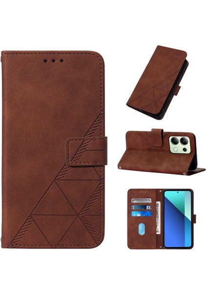 Xiaomi Redmi Için Not 13 4g Cüzdan Kapak Kredi Kartı Tutucu Flip Kitap (Yurt Dışından)