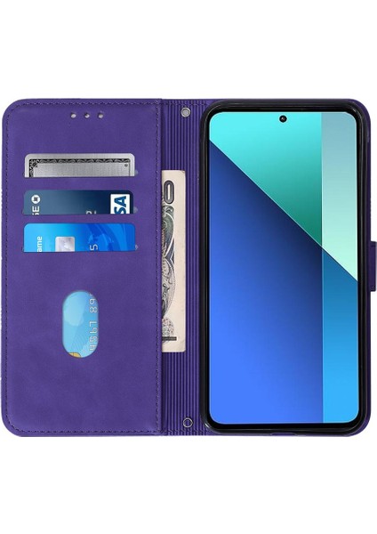 Xiaomi Redmi Için Not 13 4g Cüzdan Kapak Kredi Kartı Tutucu Flip Kitap (Yurt Dışından)