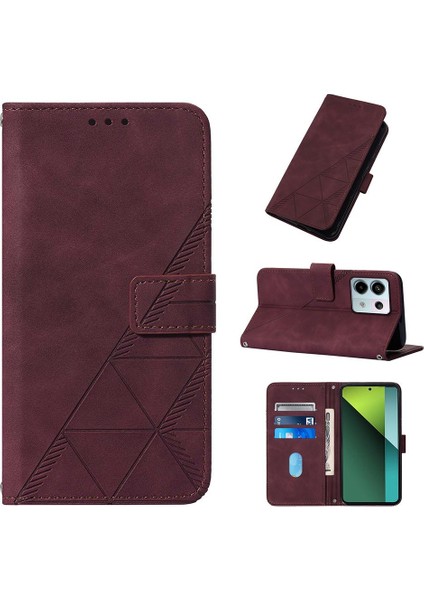 Xiaomi Redmi Için Not 13 Pro 5g Kredi Kartı Tutucu Flip Folio Kitap Pu (Yurt Dışından)