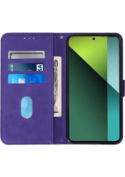 Xiaomi Redmi Için Not 13 Pro 5g Kredi Kartı Tutucu Flip Folio Kitap Pu (Yurt Dışından)