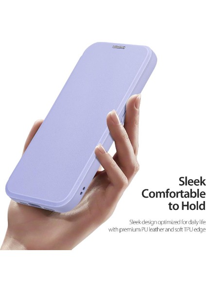 Rfıd Engelleme Kart Yuvası Pu Deri ile IPhone 15 Pro Için Duducase Durumda (Yurt Dışından)
