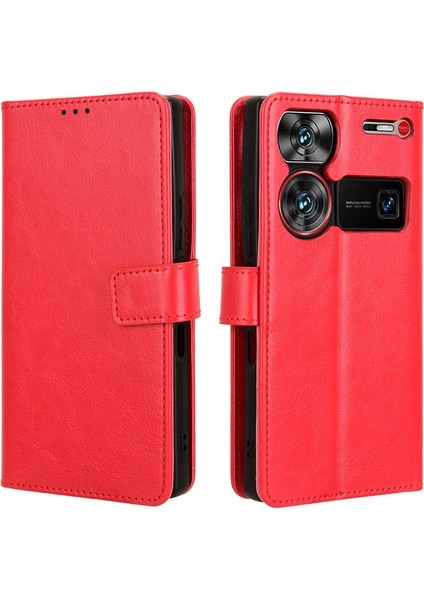 Zte Nubia Z60 Ultra Kart Tutucu Manyetik Kapak Çevirin Cüzdan (Yurt Dışından)